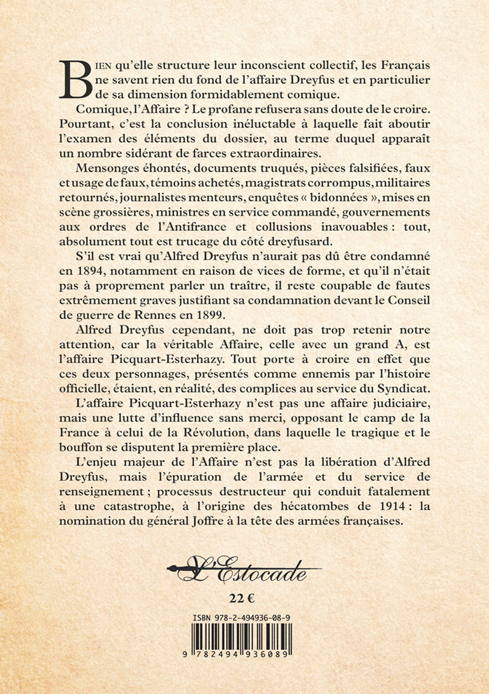 L'affaire Dreyfus 1 - Entre farces et grosses ficelles