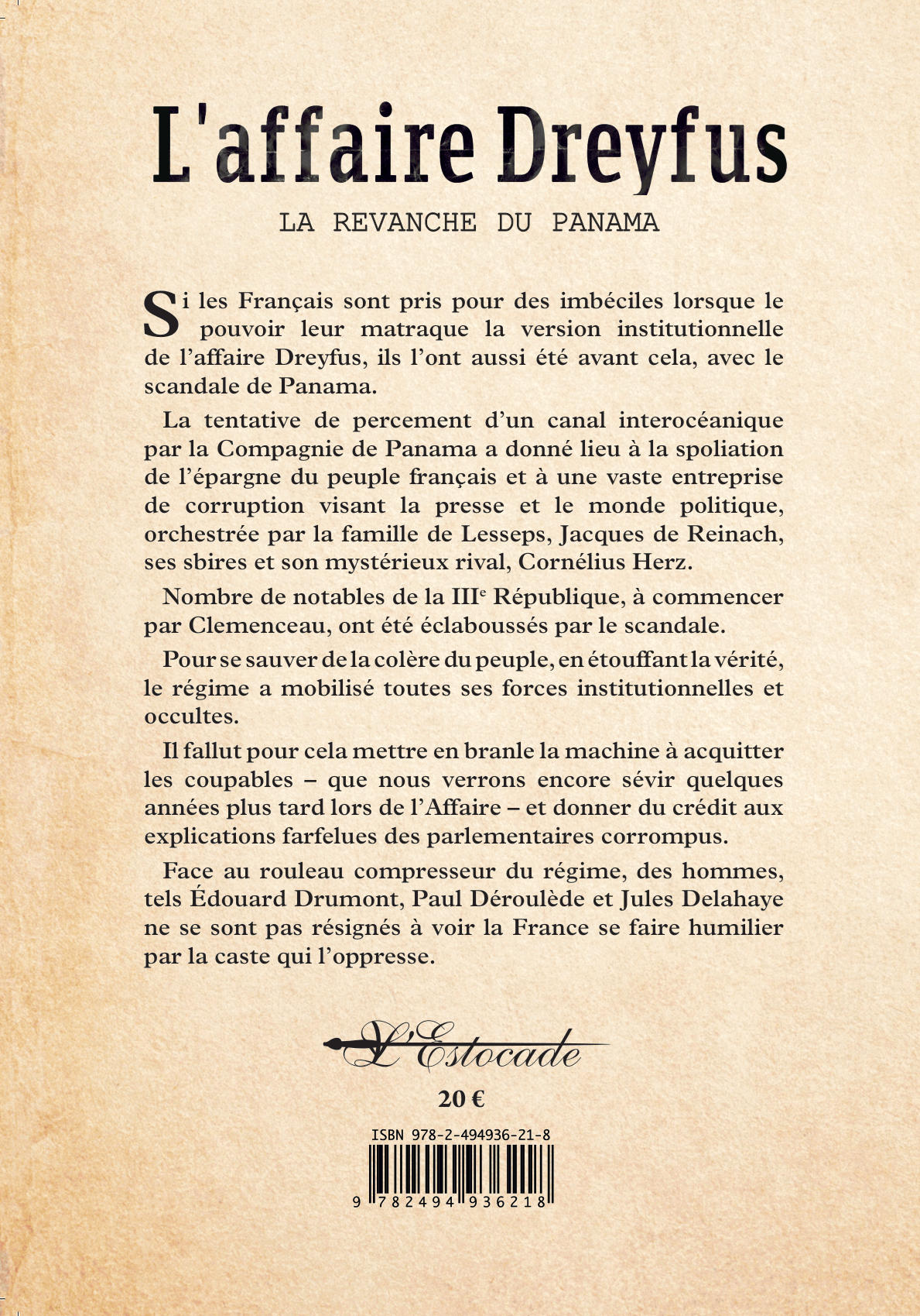 L'affaire Dreyfus - La revanche du Panama